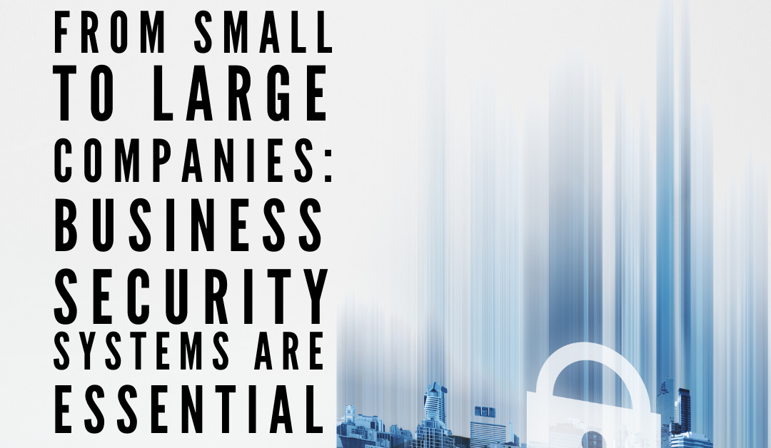 From Small to Large Companies: Business Security Systems are Essential